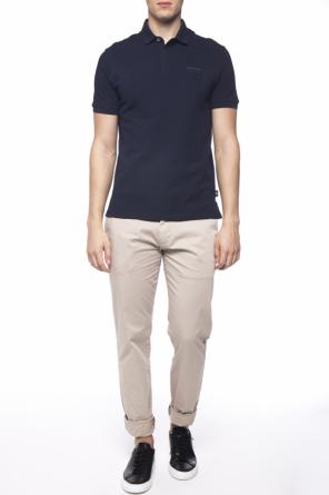 Polo with patch and logo, zdjęcie 2 Polo with patch and logo od Emporio Armani